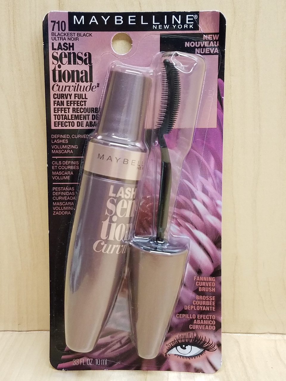 2 Maybelline Lash Sensational Curvitude Mascara - 710 Blackest Black