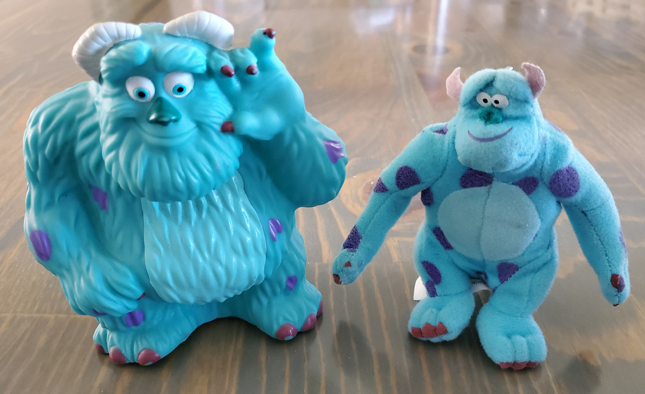 6 "Sully" Monster Figures from Monsters Inc. Disney Movie