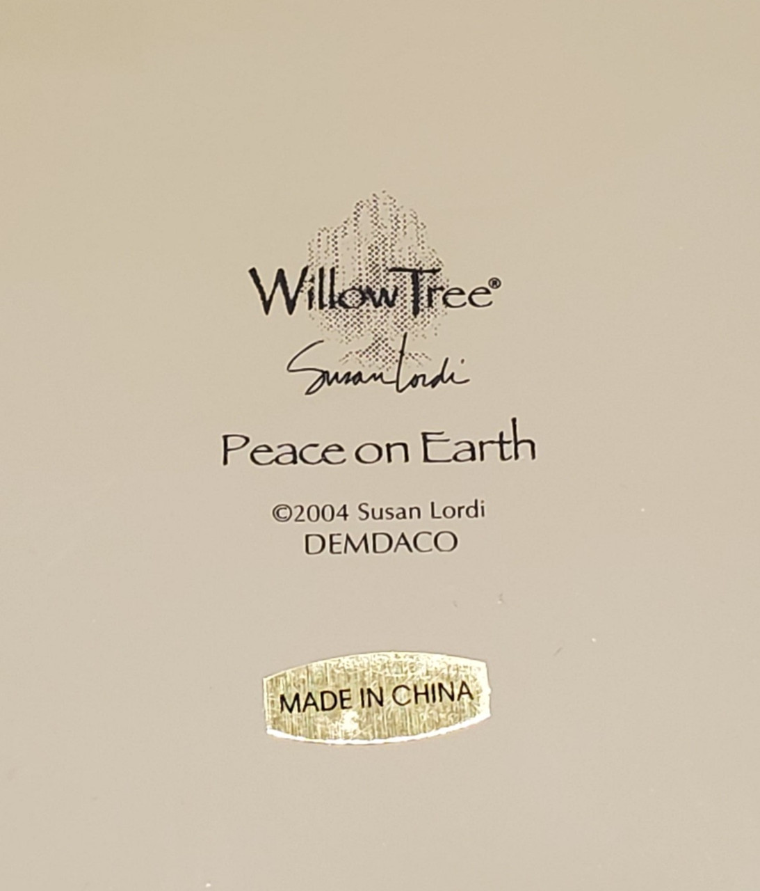 Willow Tree "Peace On Earth" Trinket Box