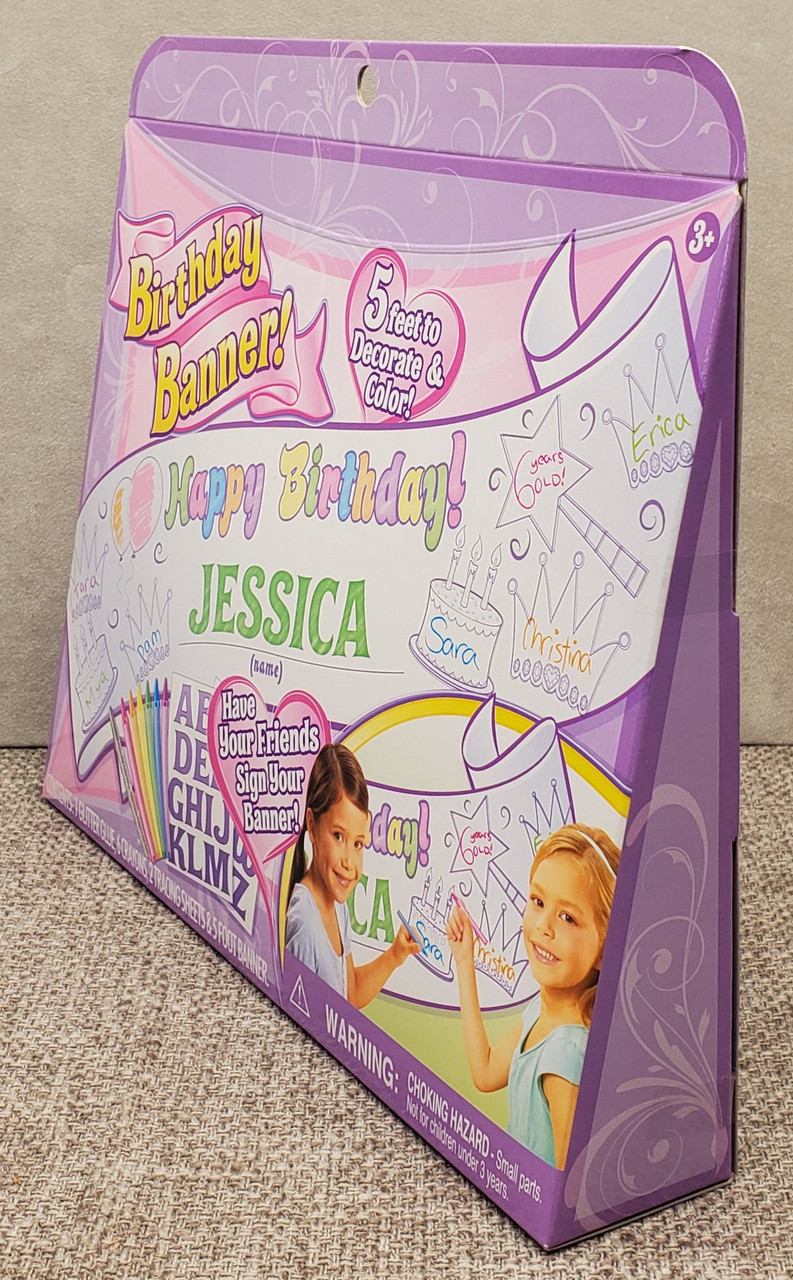 Decorate Your Own BIRTHDAY BANNER With Your Friends!