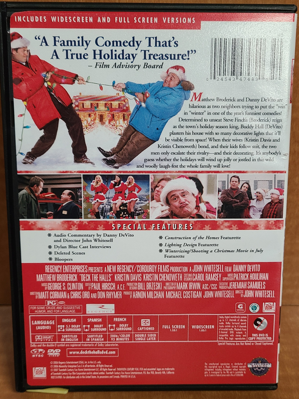 Deck The Halls Christmas DVD Movie