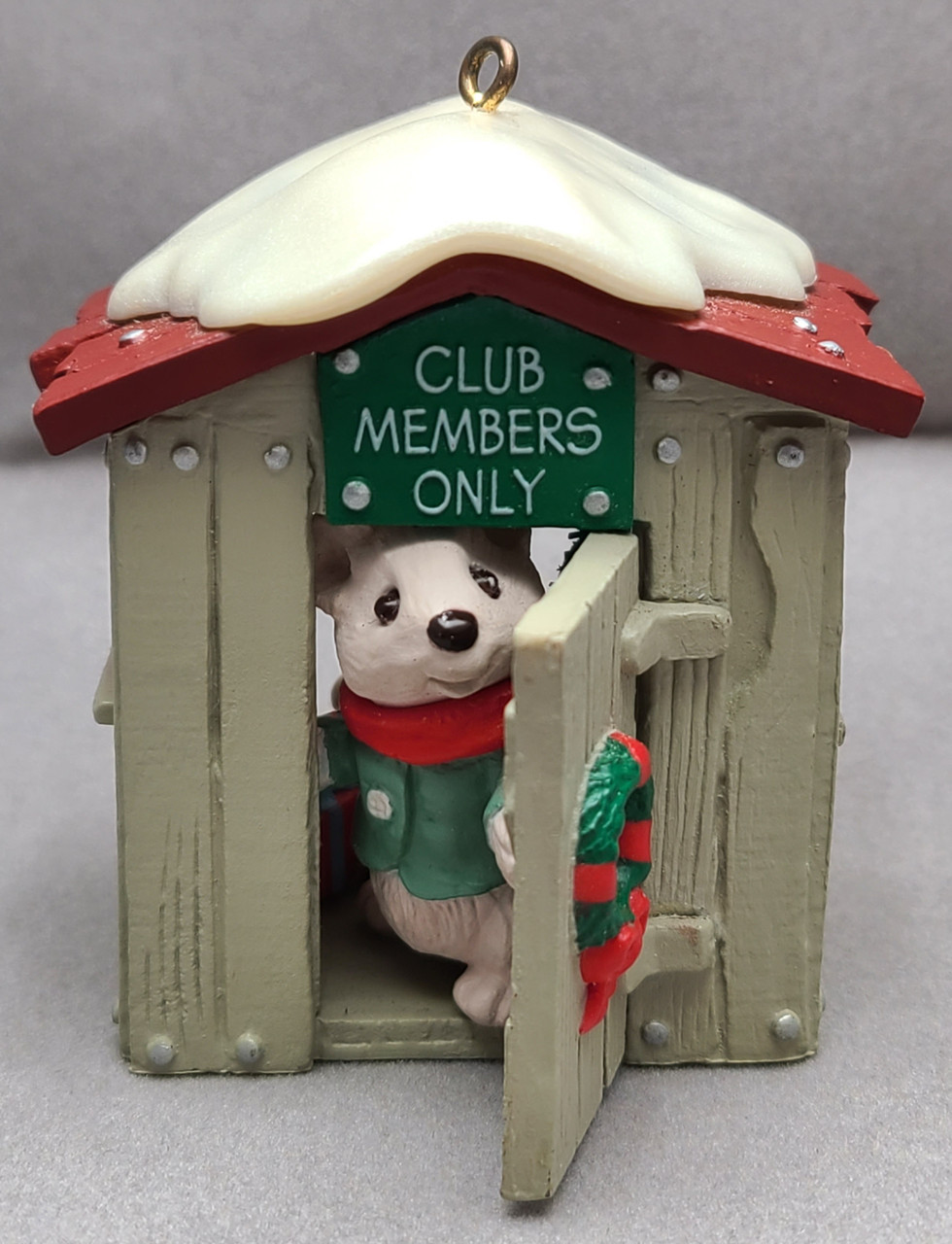 1988 Hallmark Keepsake Ornament "Our Clubhouse"