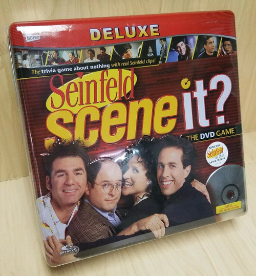 Deluxe Seinfeld SCENE IT? DVD Game in Collectors Tin - New Sealed