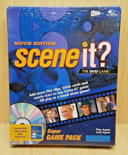 Scene It? Movie Edition - DVD Game Super Game Pack NEW