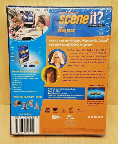 Scene It? Movie Edition - DVD Game Super Game Pack NEW