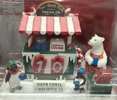 New LEMAX "Cocoa While We're Waiting" (73315) Hot Chocolate Stand