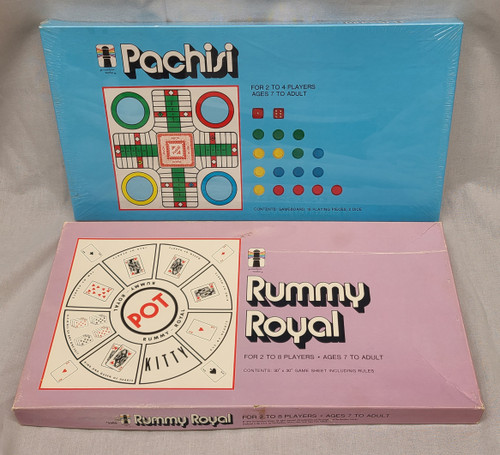 The Rainbow Works Board Games PACHISI (New) and RUMMY ROYAL