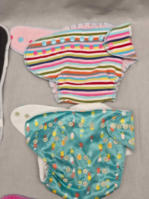 Lot of Baby Cloth Diapers and Liners