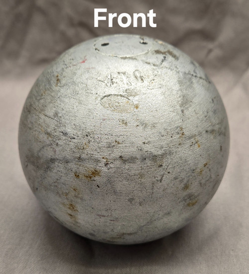 Cast Iron SHOT PUT Ball Silver (9lb/4kg)