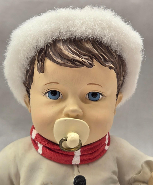 "First Cheer" University of Nebraska Huskers Baby Boy Figurine
