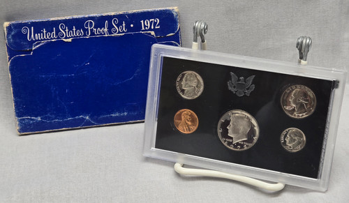 1972 United States Proof Set - US Mint Coin Set 1972 United States Proof Set - US Mint Coin Set