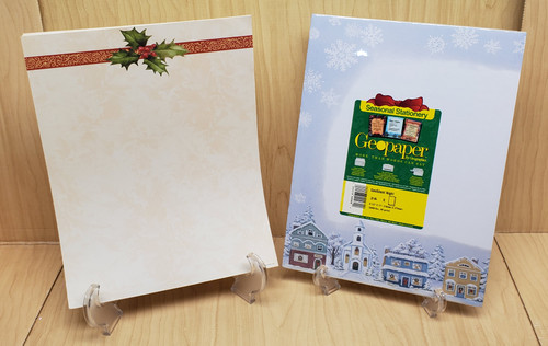 2 Packs of Christmas Winter Holiday Stationery Printer Paper