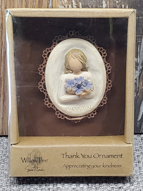 Willow Tree "Thank You" Oval Ornament