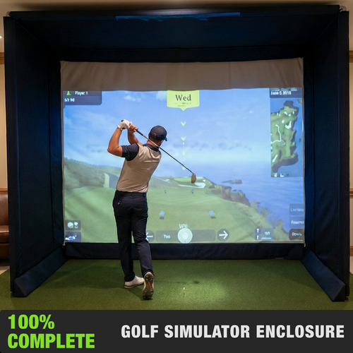 Golf Simulator Enclosure Pro Series New Design. 100% COMPLETE