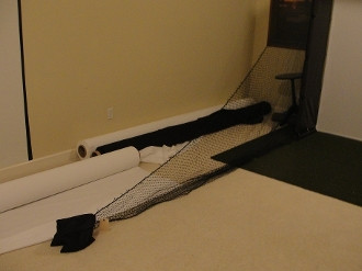 golf angled nets for side protection