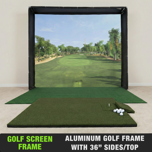 ALUMINUM GOLF FRAME WITH 36" SIDES/TOP