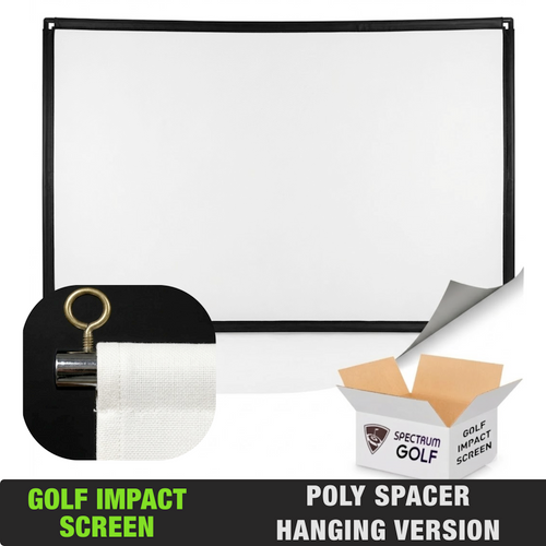 Golf Impact Screen *NEW POLY SPACER* HANGING VERSION