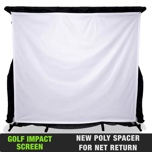 poly spacer golf screen for net return