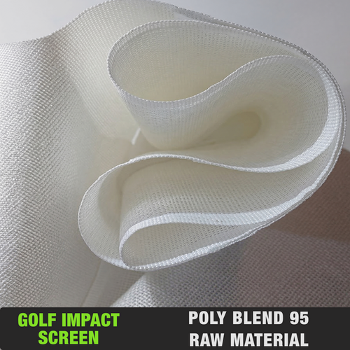 Poly Blend raw golf screen material