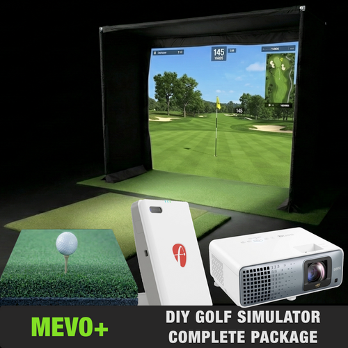 Mevo Plus 2023 Golf Simulator DIY Padded Complete Packages