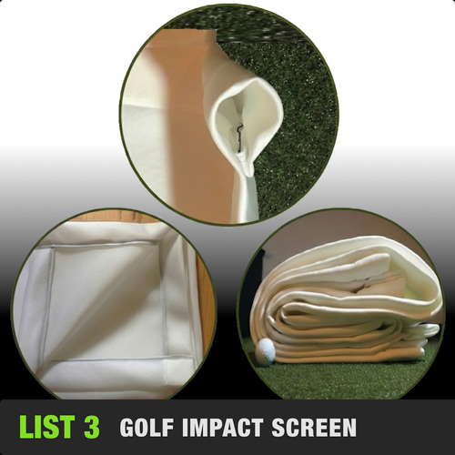 LIST 3  Golf Impact Screen **OVERSTOCK**