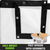 Golf Impact Screen **POLY SPACER**BLACK BORDER WITH GROMMETS