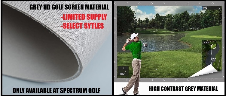 GREY GOLF SCREEN MATERIAL