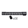 Presma Lightweight M-LOK Free Float Handguard for 308 High Profile Uppers, 17" 