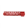 MCS AR-15 M-Lok Super Slim Light Free Float Handguard MADE IN USA Red Options Available 