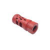 MCS AR-15/.223/5.56 Ported Muzzle Brake Compensator ½”x28- Cerakote Red 