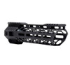 MCS 10" Super Light Free Float M-LOK Handguard with Partial Top Rail, LR 308 DMPS High Profile Made in the USA 