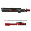 MCS AR-15 5.56 NATO 5'' PISTOL - FORGED UPPER WITH 4'' M LOK HANDGUARD SLICK SLIDE INCLUDED RED BCG - UPPER ASSEMBLY 