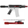 MCS AR-15 5.56 NATO 5'' PISTOL KIT - FORGED UPPER WITH 4'' M LOK RAIL - INCLUDED RED BCG 