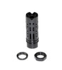 MCS 1/2x28 Muzzle Brake for AR-15, Steel, Black MZ-25-01-B 