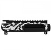 MCS CERAKOTE CAMO AR-15/47/9/300 Billet Upper Receiver Black and Bright White - Made in USA 