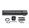 MCS 12.375" Free Float Keymod Handguard for 308 Low Profile Large 1.935" ID 