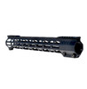 MCS 15" M-LOK Free Float Handguard with Integrated Hand Stop for 223/5.56 Uppers 