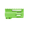 MCS Cerakote Zombie Green AR-15 4" M-Lok Super Slim Free Float Handguard W/ 2" & 3" M-Lok Rail Sections 