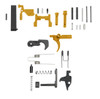 MCS AR-15 Lower Receiver Parts Kit - Cerakote Gold - Without Grip & Screw 