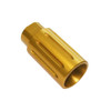 MCS AR-15/.223/5.56 Flash Can Muzzle Brake  - Anodized Gold 