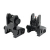 MCS Fiber Optics Flip Up Front & Rear Sights with Red and Green Dots - V3 
