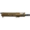 MCS AR-15 5.56 NATO 5'' CAMO PISTOL UPPER - BILLET UPPER WITH 4'' COMBAT M-LOK HANDGUARD C CUT - CERAKOTE CAMO V2 