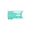 MCS AR-15 5.56 NATO 5'' PISTOL UPPER - BILLET UPPER WITH 4'' HANDGUARD C CUT - CERAKOTE ROBINS EGG CAMO 