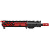 MCS AR-15 5.56 NATO 5'' PISTOL UPPER - BILLET UPPER WITH 4'' SUPER SLIM FREE FLOAT HANDGUARD - CERAKOTE RED CAMO 