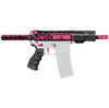 MCS AR-15 5.56 NATO 5'' PISTOL KIT - BILLET UPPER WITH 4'' SUPER SLIM FREE FLOAT HANDGUARD - CERAKOTE PINK CAMO 