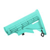 MCS AR-15 .223/5.56 Collapsible Carbine Stock - Cerakote Robins Egg W/ 6-Position Buffer Tube Kit - Mil-Spec 