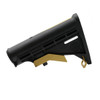 MCS AR-15 .223/5.56 Collapsible Carbine Stock - Cerakote GRADIENT GOLD W/ 6-Position Buffer Tube Kit - Mil-Spec 