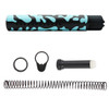 MCS AR-15 .223/5.56 Complete Pistol Buffer Tube Kit - Cerakote Camo Robins Egg 