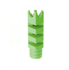 MCS AR-15/.223/5.56 Shark Muzzle Brake 1/2x28 Pitch Thread - Cerakote Zombie Green 