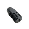 MCS AR-15 Flat Tanker Ported Steel Muzzle Brake 1/2x28 BLACK NITRIDE - Made In USA 